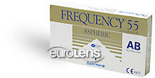 Frequency 55 Aspheric Contact Lenses - Frequency 55 Aspheric Contacts by CooperVision