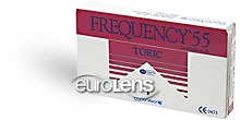 Frequency 55 Toric Contact Lenses - Frequency 55 Toric Contacts by CooperVision