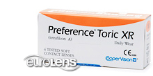 Preference Toric XR Contact Lenses - Preference Toric XR Contacts by CooperVision