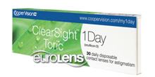 ClearSight 1 Day Toric Contact Lenses - ClearSight 1 Day Toric Contacts by CooperVision