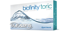 Biofinity Toric Contact Lenses - Biofinity Toric Contacts by CooperVision