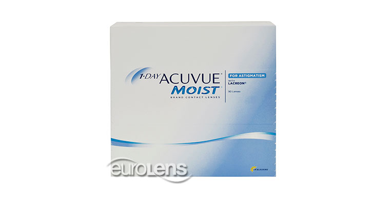 1-Day Acuvue Moist for Astigmatism 90PK Contact Lenses - 1-Day Acuvue Moist for Astigmatism 90PK Contacts by Johnson & Johnson