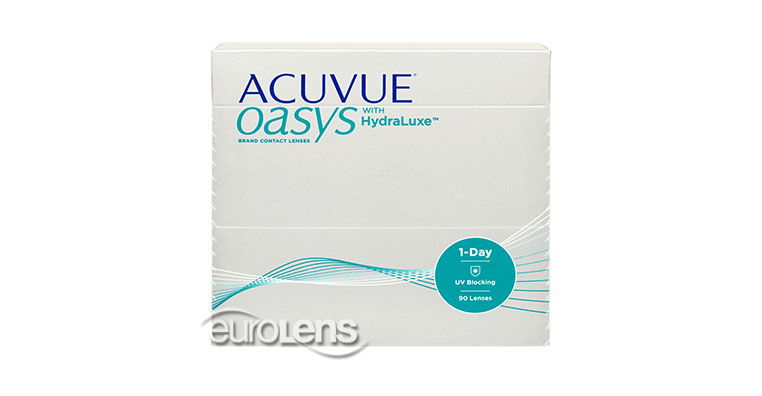Acuvue Oasys 1-Day with Hydraluxe 90PK Contact Lenses - Acuvue Oasys 1-Day with Hydraluxe 90PK Contacts by Johnson & Johnson