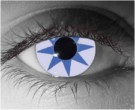 Pointed Star Contact Lenses - Pointed Star Contacts by Novelty Mfg