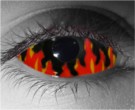 Flames Contact Lenses - Flames Contacts by Novelty Mfg