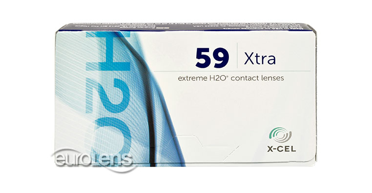 Extreme H2O 59% Xtra Contact Lenses - Extreme H2O 59% Xtra Contacts by X-Cel Specialty
