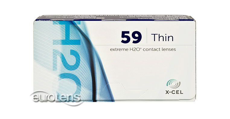 Extreme H2O 59% Thin Contact Lenses - Extreme H2O 59% Thin Contacts by X-Cel Specialty