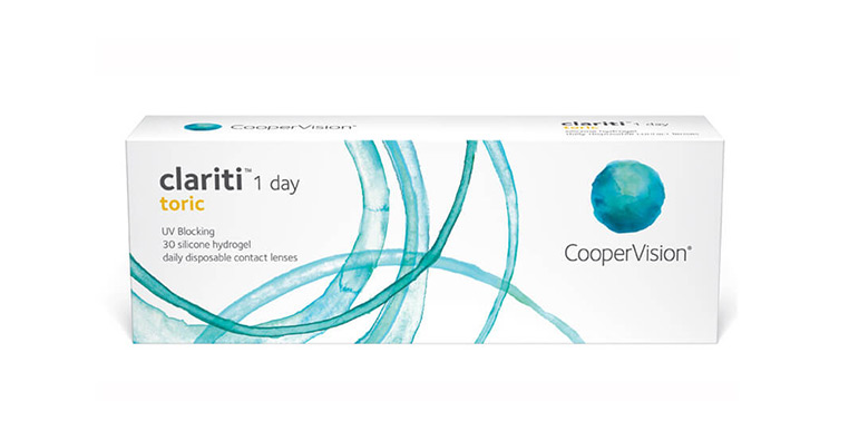 Clariti 1-Day Toric Contact Lenses - Clariti 1-Day Toric Contacts by CooperVision